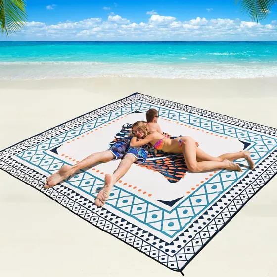 Conch & Lace Beach Blanket