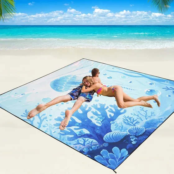 Jellyfish Reef Beach Blanket