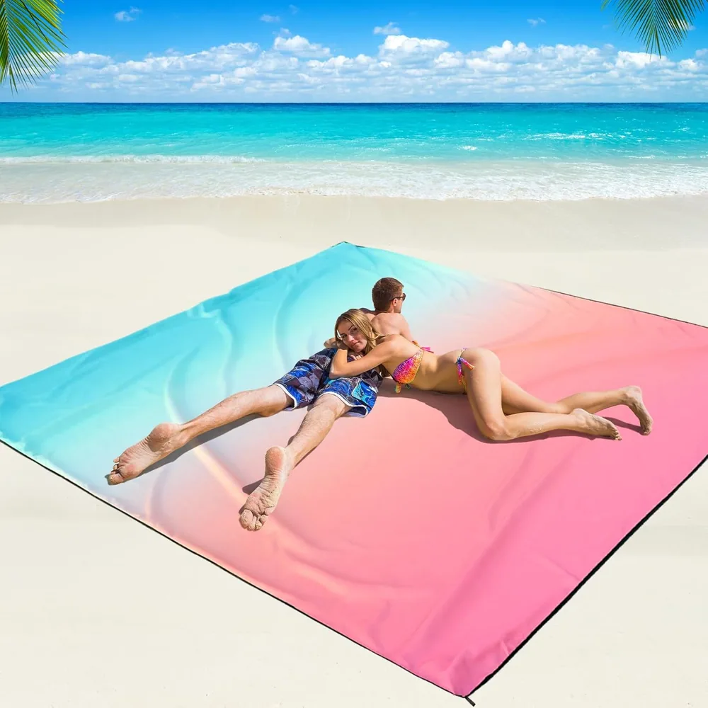 Mint to Blush Beach Blanket