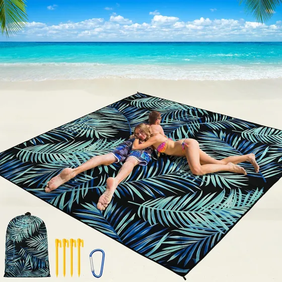 Night Fern Beach Blanket