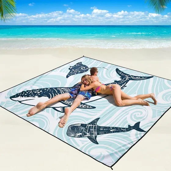 Shark & Ray Beach Blanket
