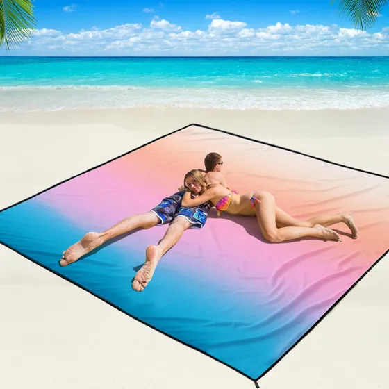 Sunset Fade Beach Blanket