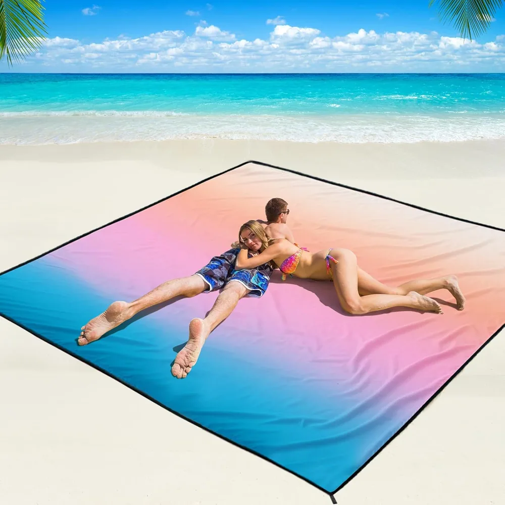 Sunset Fade Beach Blanket