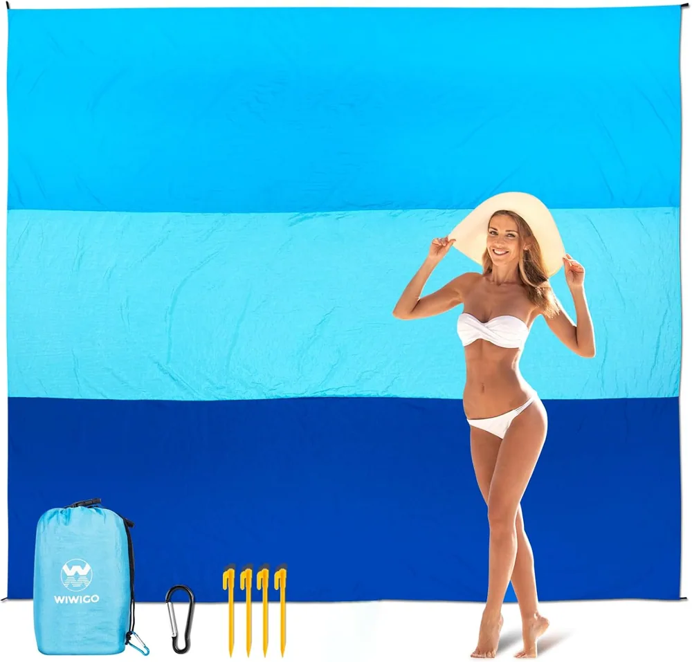 Three-Stripe Giant Beach Blanket